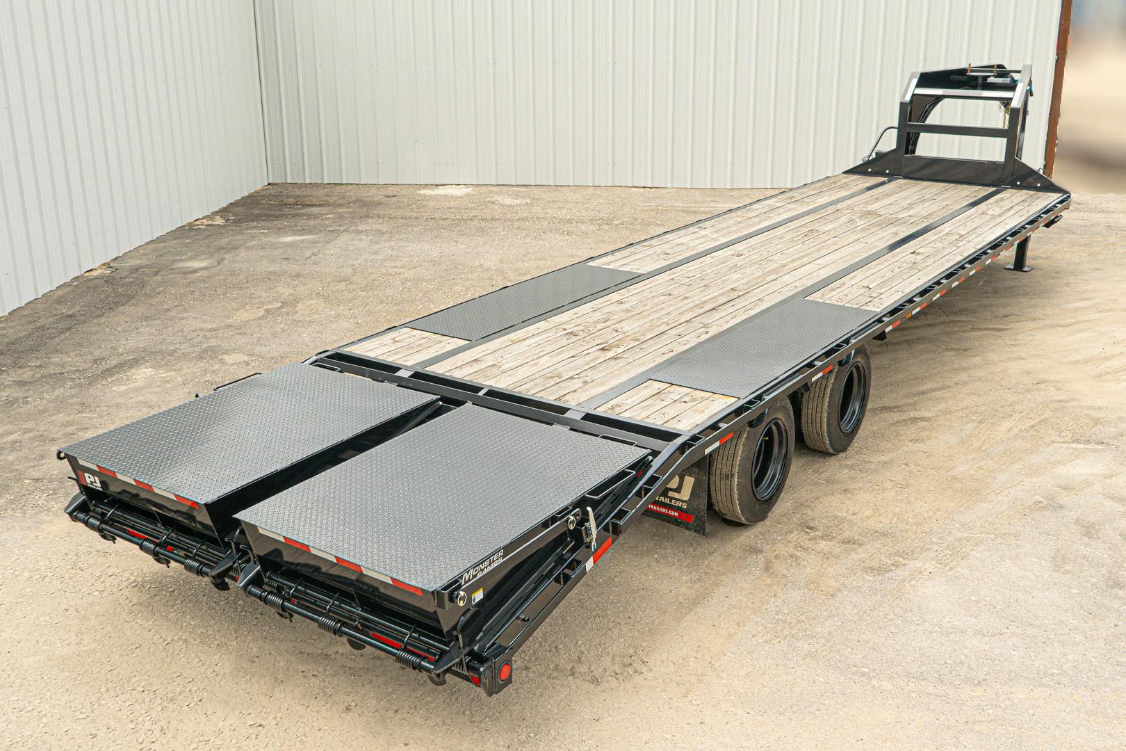 PJ Trailers 32'x102" 30k Gooseneck Low Pro Flatbed Trailer w/ Duals (LD) - Stock #88453 - Image 18 of 22