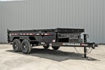 PJ Trailers 14'x83" Low Pro Dump Trailer w/ 2' Sides (DL) Stock #88462 - Thumbnail 5