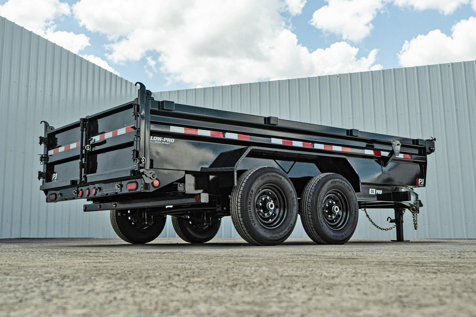 PJ Trailers 14'x83" Low Pro Dump Trailer w/ 2' Sides (DL) - Stock #88462 - Image 30 of 33