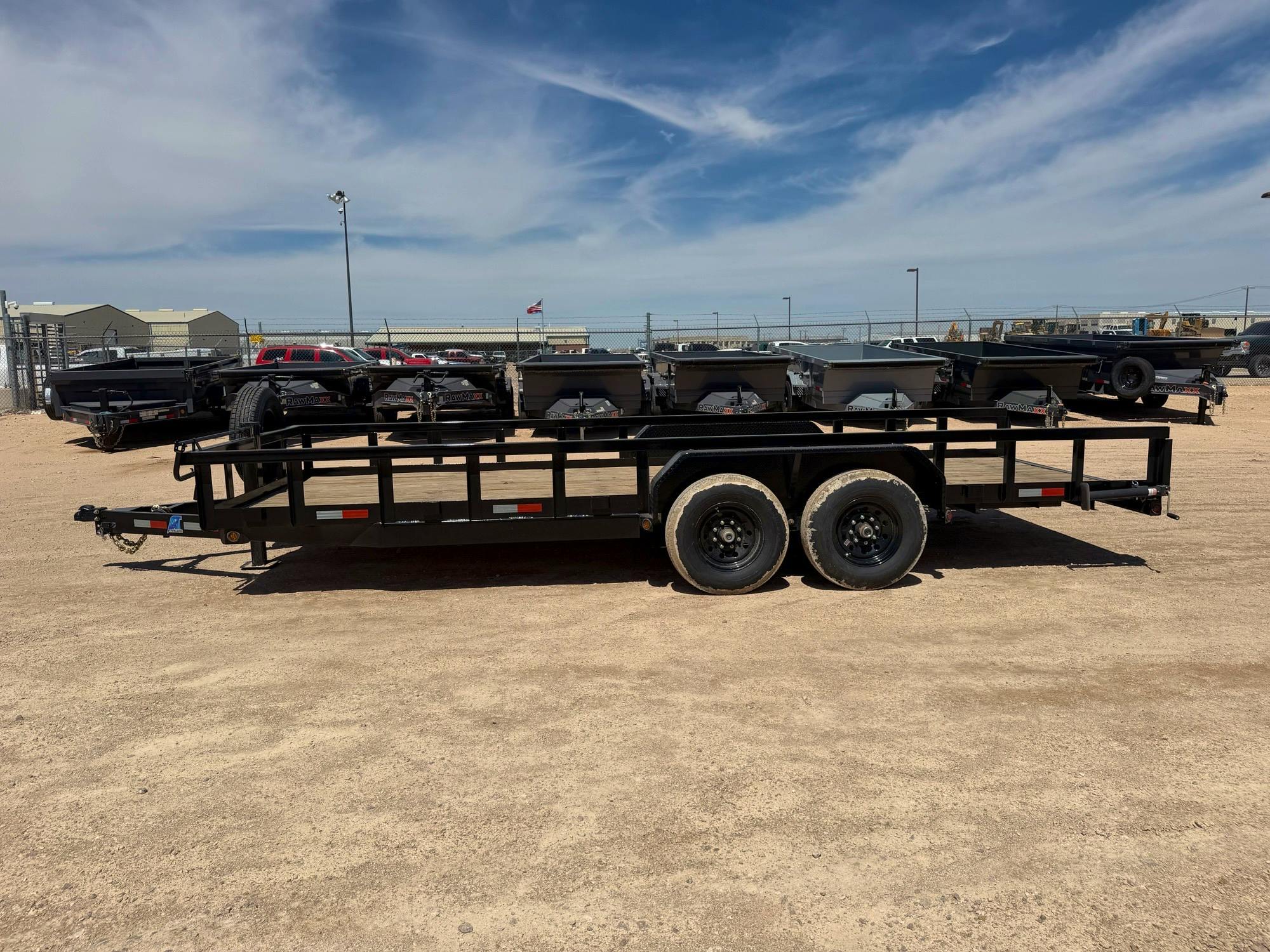 AT Trailers 20'x83" Equipment Trailer w/ Slide-in Ramps - Stock #88473 - Image 4 of 8