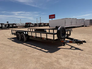 AT Trailers 20'x83" Equipment Trailer w/ Slide-in Ramps