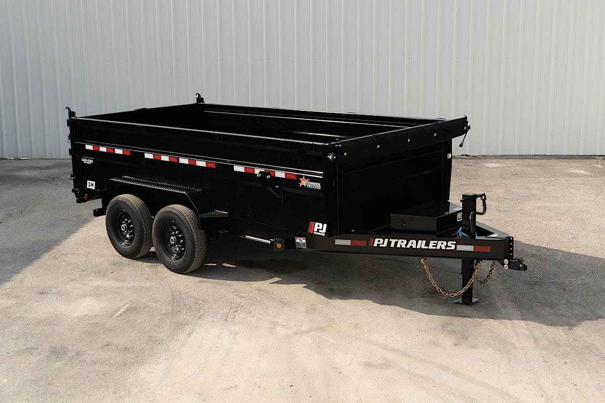 PJ Trailers 14'x83" Low Pro High Side Dump Trailer w/ 3' Sides (DM) - Stock #88481 - Image 2 of 25 PJ Trailers 14'x83" Low Pro High Side Dump Trailer w/ 3' Sides (DM) - Stock #88481 - Image 2 of 25