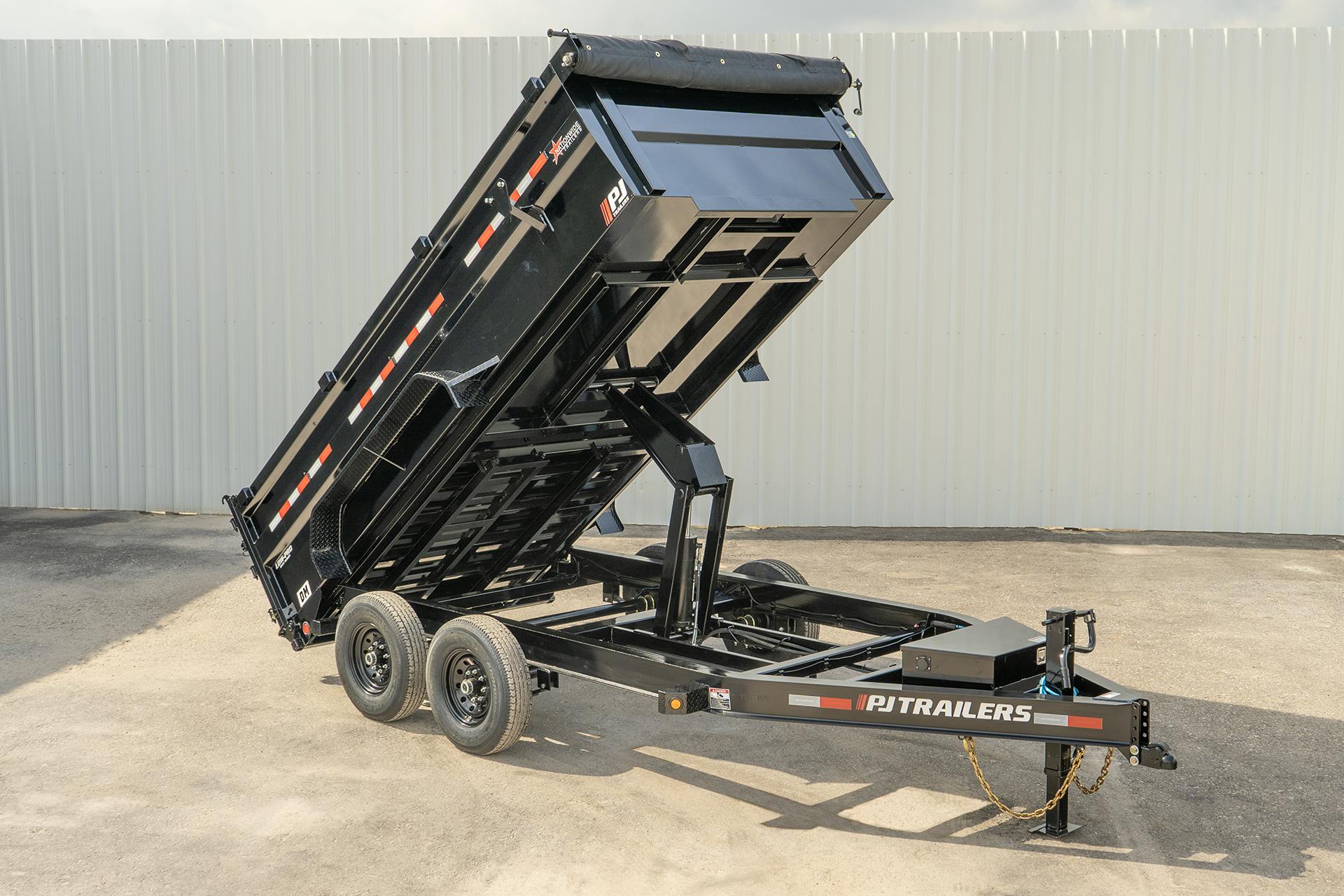 PJ Trailers 14'x83" Low Pro High Side Dump Trailer w/ 3' Sides (DM) - Stock #88481 - Image 3 of 25