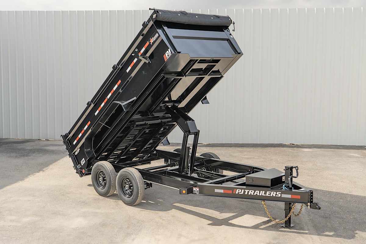 PJ Trailers 14'x83" Low Pro High Side Dump Trailer w/ 3' Sides (DM) - Stock #88481 - Image 3 of 25 PJ Trailers 14'x83" Low Pro High Side Dump Trailer w/ 3' Sides (DM) - Stock #88481 - Image 3 of 25
