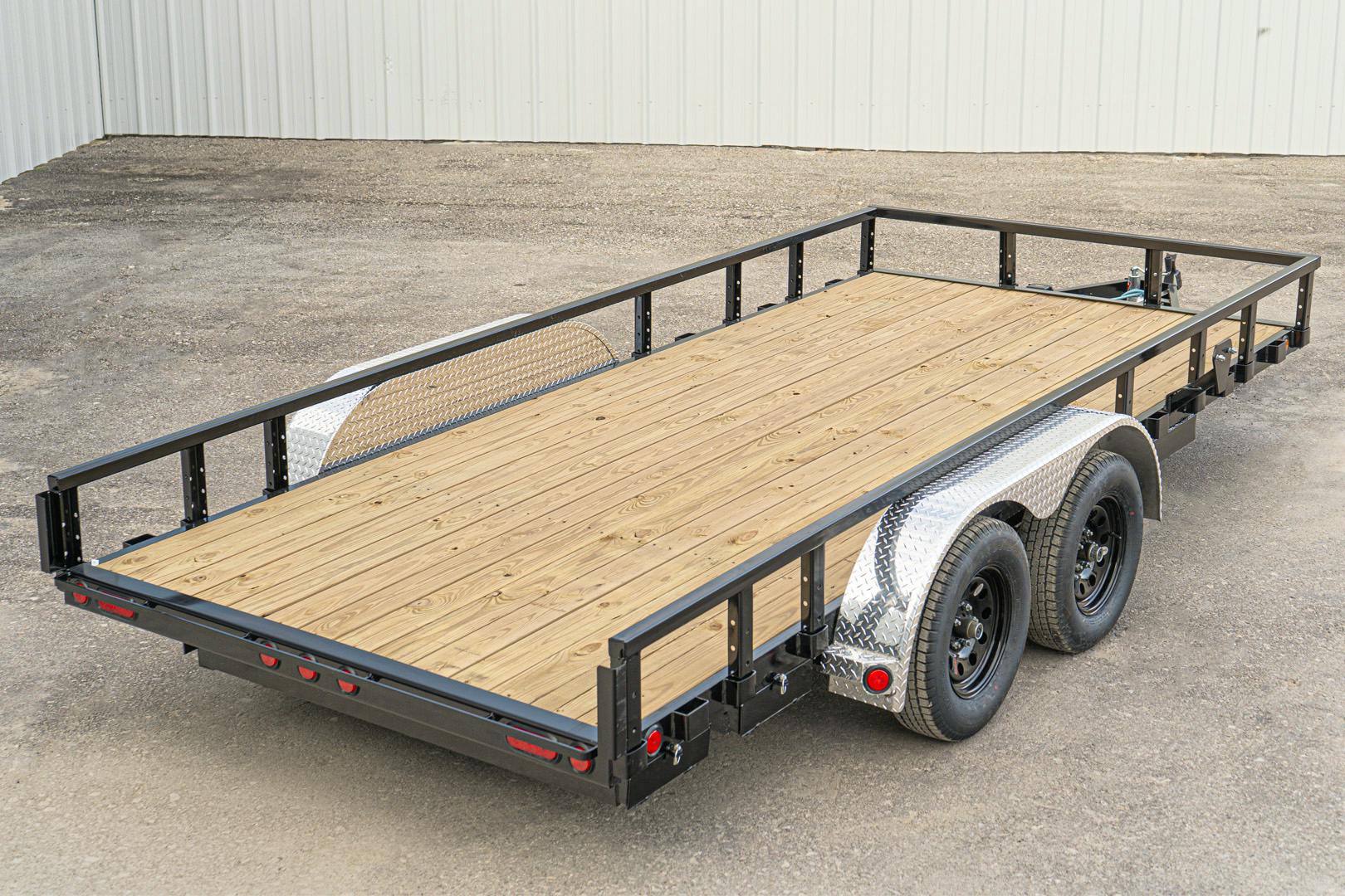 PJ Trailers 16'x83" Tandem Axle 4" Channel Utility Trailer (UL) - Stock #88484 - Image 11 of 14