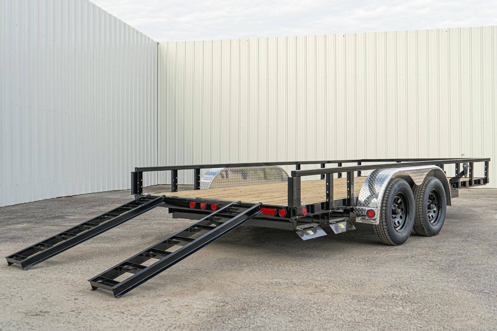 PJ Trailers 16'x83" Tandem Axle 4" Channel Utility Trailer (UL) - Stock #88484 - Image 14 of 14