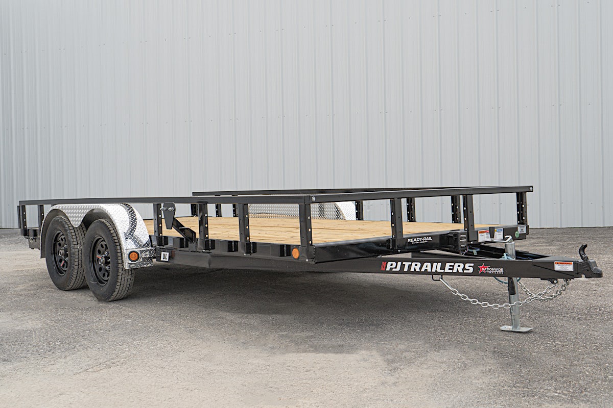 PJ Trailers 16'x83" Tandem Axle 4" Channel Utility Trailer (UL) - Stock #88484 - Image 3 of 14 PJ Trailers 16'x83" Tandem Axle 4" Channel Utility Trailer (UL) - Stock #88484 - Image 3 of 14