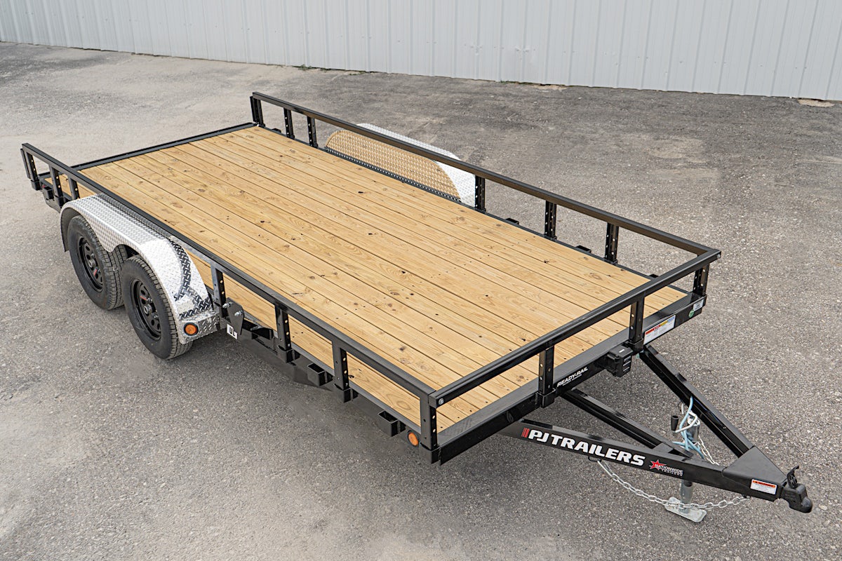 PJ Trailers 16'x83" Tandem Axle 4" Channel Utility Trailer (UL) - Stock #88484 - Image 2 of 14 PJ Trailers 16'x83" Tandem Axle 4" Channel Utility Trailer (UL) - Stock #88484 - Image 2 of 14