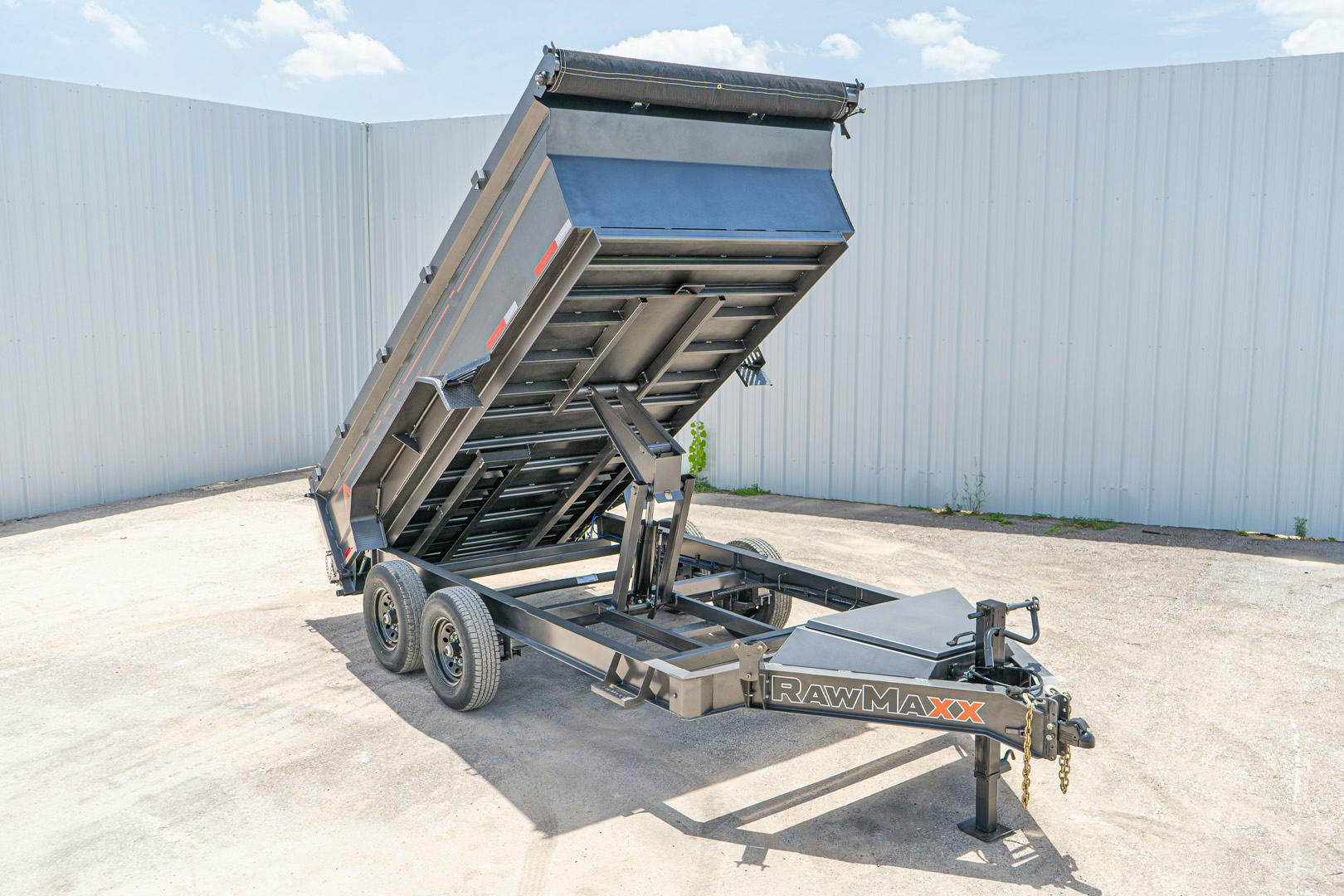 RawMaxx 14'x83" GDX Knight Dump Trailer (GDXK) - Stock #88490 - Image 1 of 24