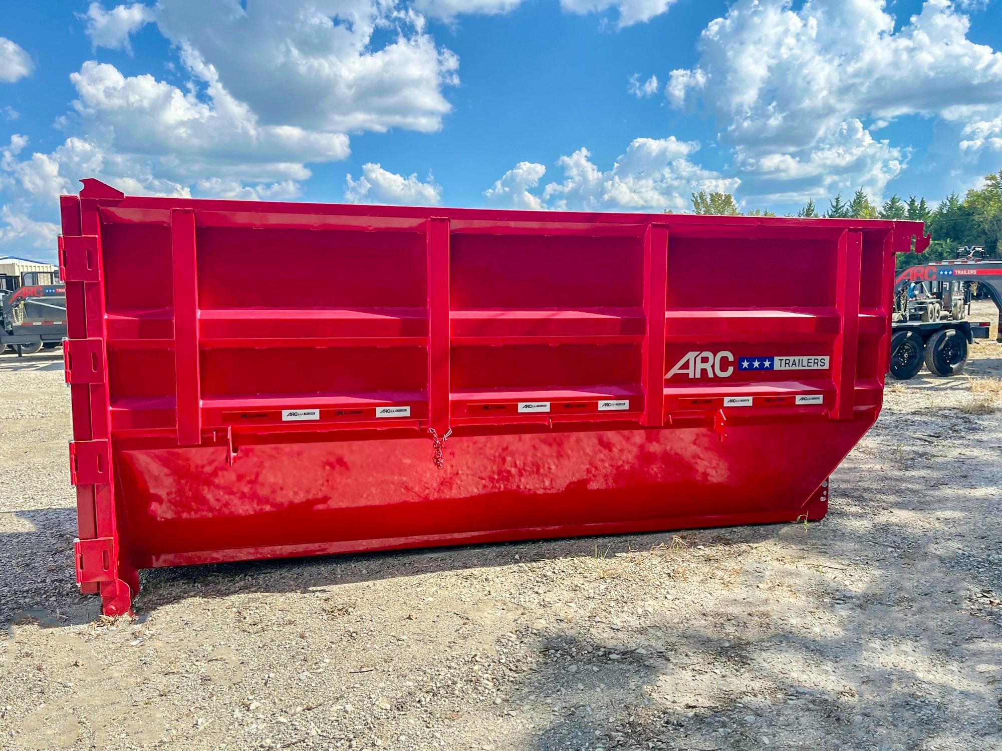 ARC Trailers 14' 20YD Steel Dumpster Bin w/ 6' Sides - Stock #88495 - Image 3 of 5