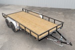 PJ Trailers 16'x83" Tandem Axle 4" Channel Utility Trailer (UL) Stock #88500 - Thumbnail 2