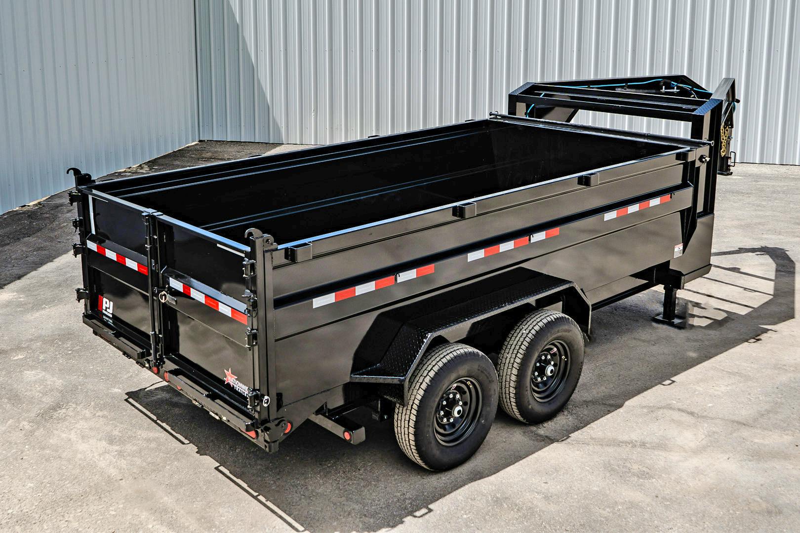 PJ Trailers 14'x83" Low Pro High Side Dump Trailer w/ 3' Sides (DM) - Stock #88503 - Image 22 of 35