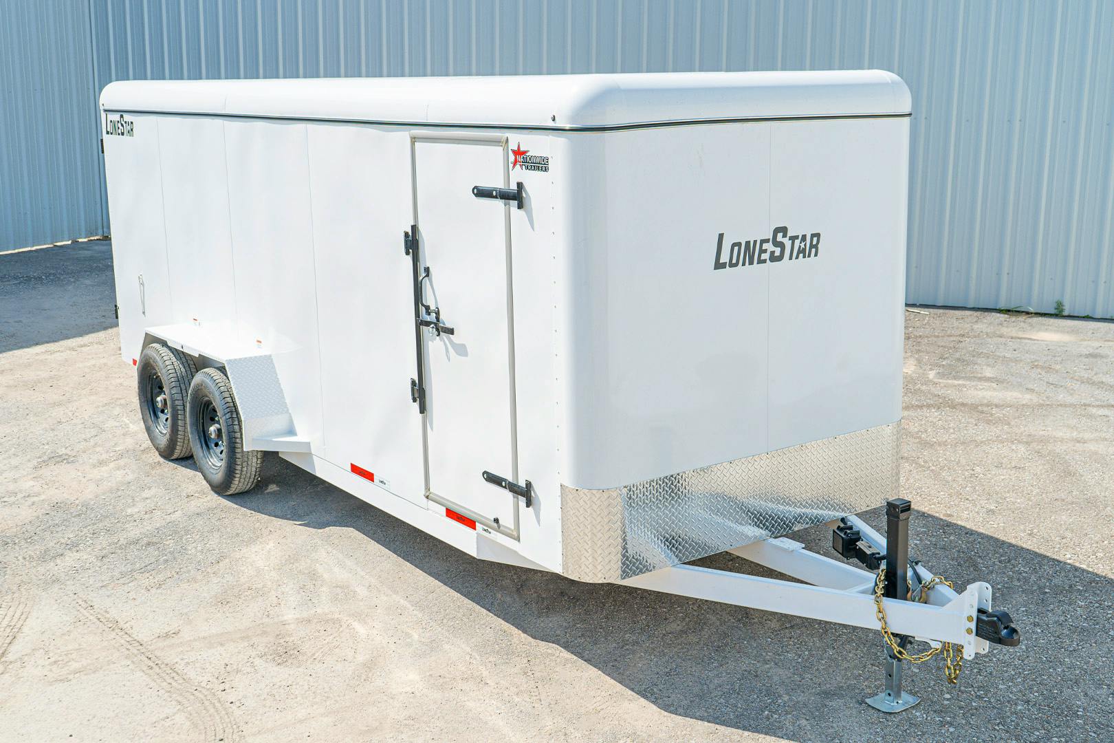 LoneStar 6.5'x20' 14k Steel Enclosed Cargo Trailer w/ Rear Ramp Door (C2) - Stock #88508 - Image 1 of 2