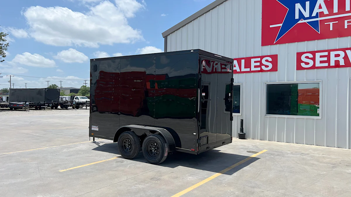 Spartan 6'x12' Enclosed Cargo Trailer w/ Rear Ramp Door (C2) - Stock #88515 - Image 4 of 9 Spartan 6'x12' Enclosed Cargo Trailer w/ Rear Ramp Door (C2) - Stock #88515 - Image 4 of 9