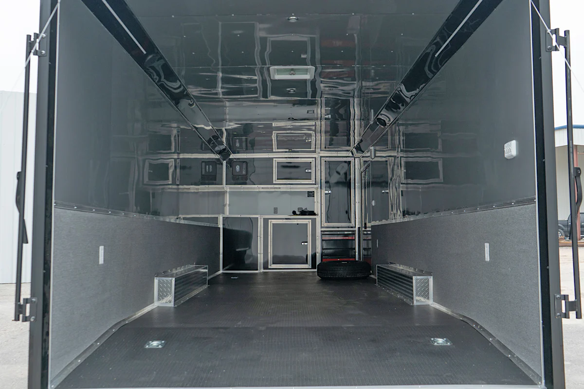 Spartan 8.5'x28' Enclosed Race Trailer w/ Rear Ramp Door (CR) - Stock #88528 - Image 22 of 36 Spartan 8.5'x28' Enclosed Race Trailer w/ Rear Ramp Door (CR) - Stock #88528 - Image 22 of 36