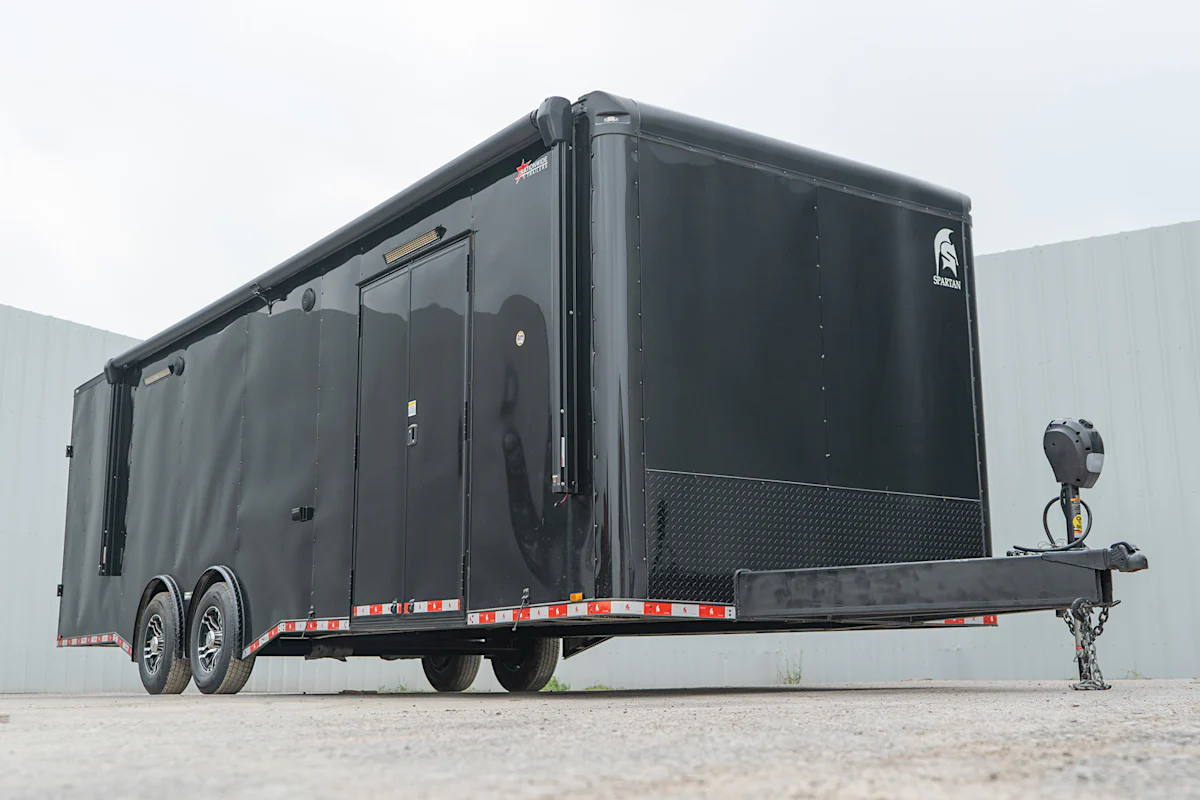 Spartan 8.5'x28' Enclosed Race Trailer w/ Rear Ramp Door (CR) - Stock #88528 - Image 3 of 36 Spartan 8.5'x28' Enclosed Race Trailer w/ Rear Ramp Door (CR) - Stock #88528 - Image 3 of 36