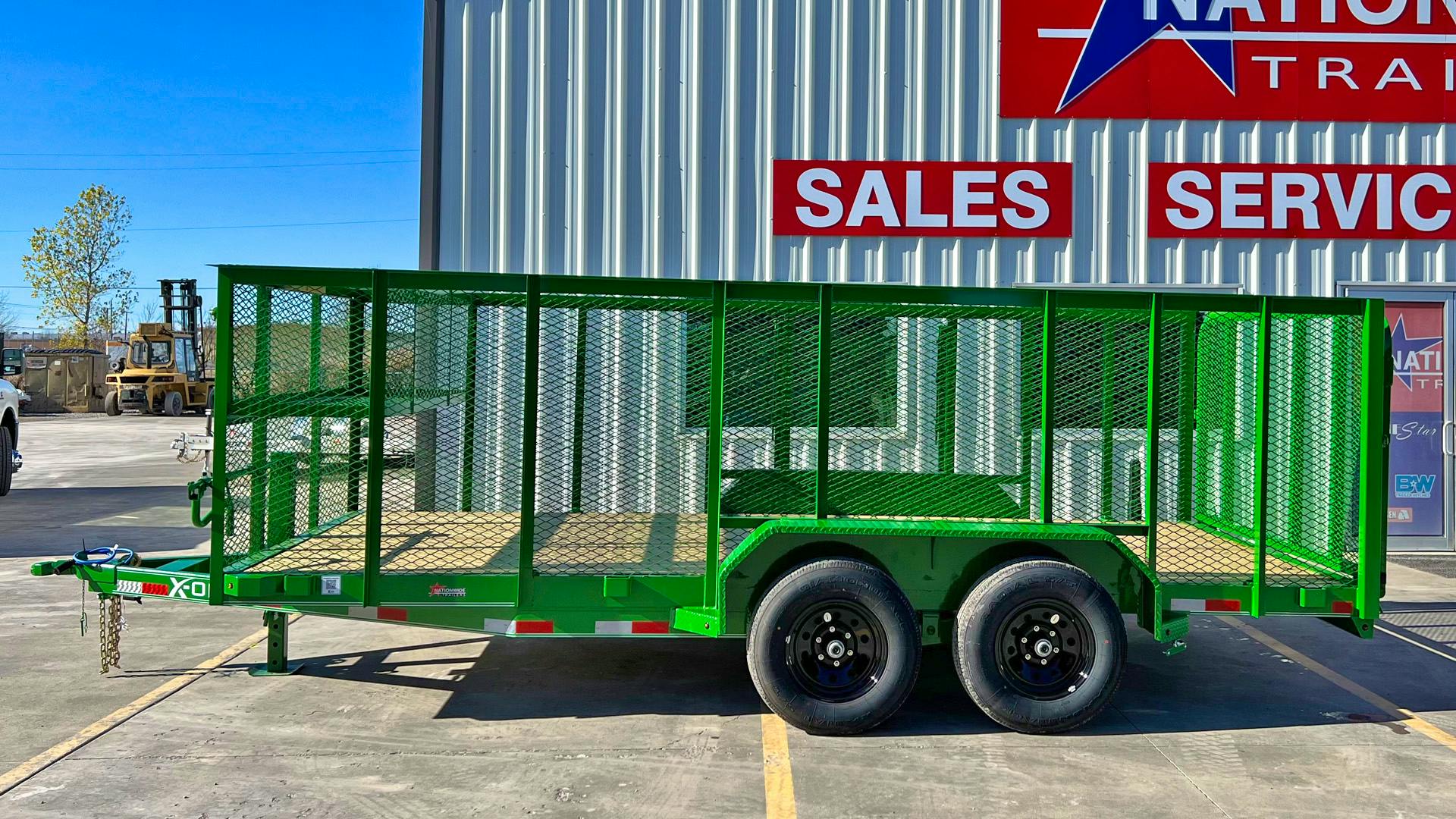 X-ON 16'x83" Landscape Trailer w/ 4' Sides & 4' Gate (L2) - Stock #88530 - Image 4 of 8