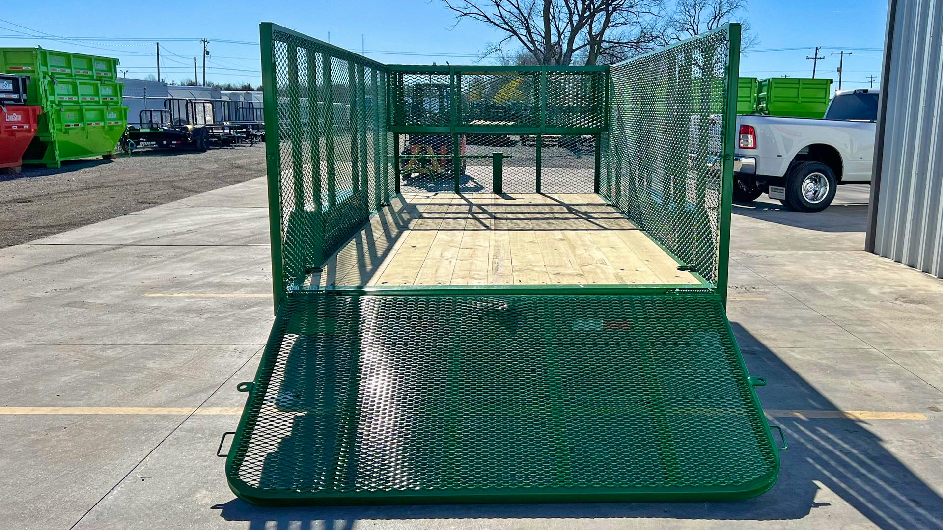 X-ON 16'x83" Landscape Trailer w/ 4' Sides & 4' Gate (L2)