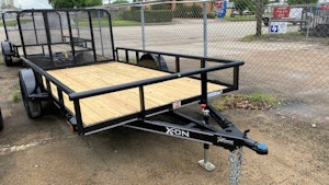 X-ON 12'x77" Utility Trailer w/ 4' Gate (U1)