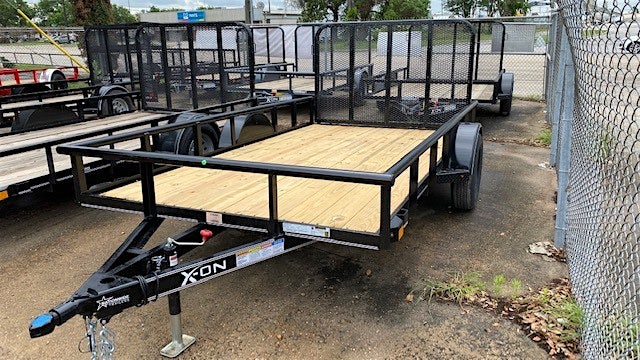 X-ON 12'x77" Utility Trailer w/ 4' Gate (U1) - Stock #88532 - Image 2 of 5 X-ON 12'x77" Utility Trailer w/ 4' Gate (U1) - Stock #88532 - Image 2 of 5