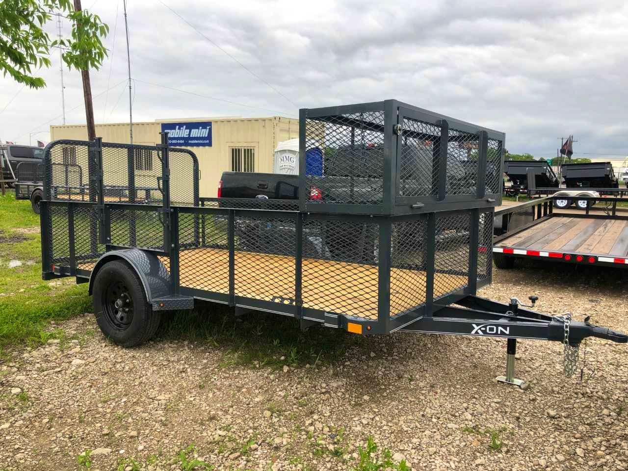 X-ON 14'x77" Landscape Trailer w/ 2' Sides & 4' Gate (L1) - Stock #88533 - Image 1 of 7