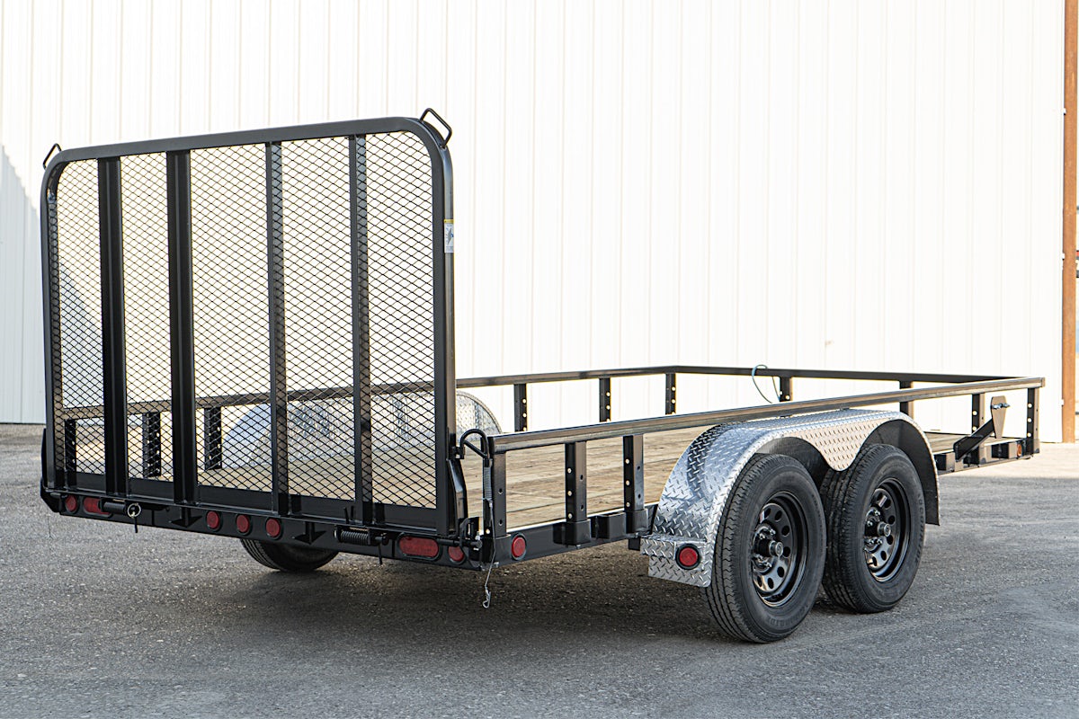 PJ Trailers 14'x83" Tandem Axle 4" Channel Utility Trailer (UL) - Stock #88538 - Image 16 of 17 PJ Trailers 14'x83" Tandem Axle 4" Channel Utility Trailer (UL) - Stock #88538 - Image 16 of 17