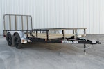 PJ Trailers 14'x83" Tandem Axle 4" Channel Utility Trailer (UL) Stock #88538 - Thumbnail 4