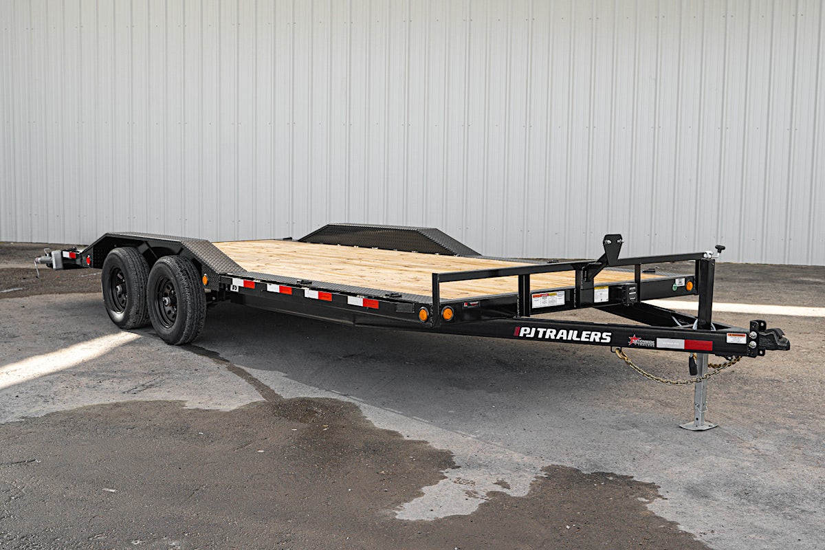 PJ Trailers 20'x102" 5" Channel Car Trailer (B5) - Stock #88539 - Image 2 of 18 PJ Trailers 20'x102" 5" Channel Car Trailer (B5) - Stock #88539 - Image 2 of 18