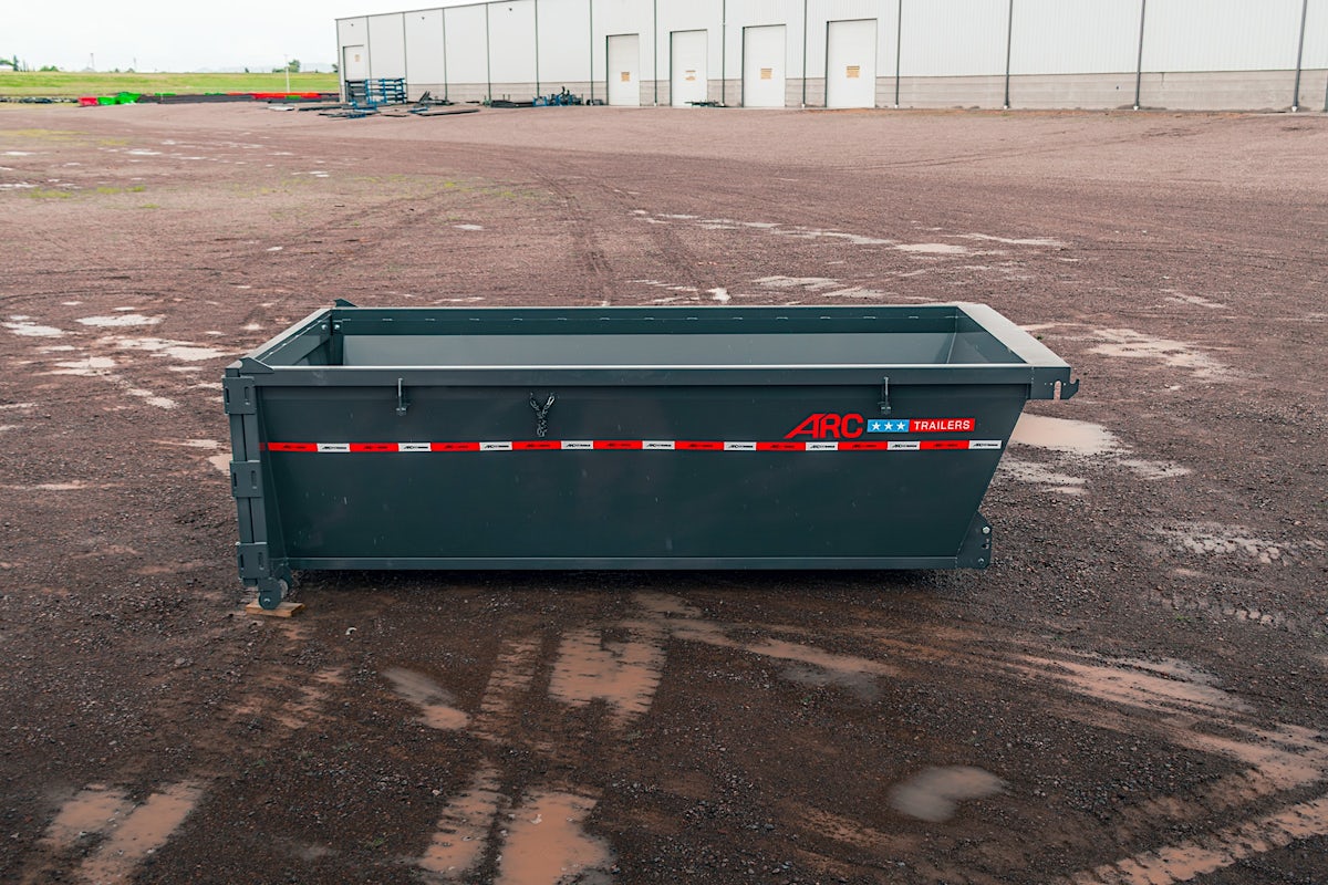 ARC Trailers 14' 14 Yard Multi-purpose Roll Off Dumpster (MDB) - Stock #88551 - Image 2 of 8 ARC Trailers 14' 14 Yard Multi-purpose Roll Off Dumpster (MDB) - Stock #88551 - Image 2 of 8