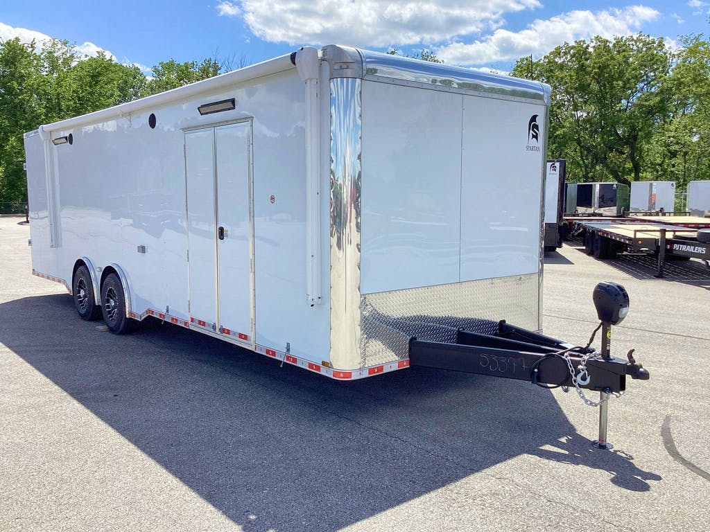 Spartan 8.5'x28' Enclosed Race Trailer w/ Rear Ramp Door (CR) - Stock #88554 - Image 2 of 12