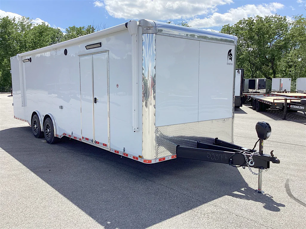 Spartan 8.5'x28' Enclosed Race Trailer w/ Rear Ramp Door (CR) - Stock #88554 - Image 2 of 12 Spartan 8.5'x28' Enclosed Race Trailer w/ Rear Ramp Door (CR) - Stock #88554 - Image 2 of 12