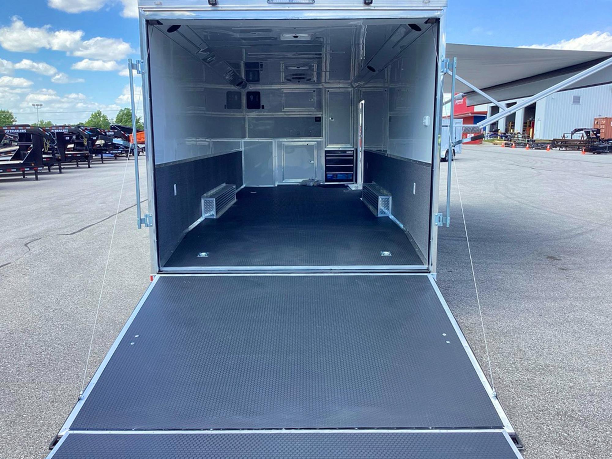 Spartan 8.5'x28' Enclosed Race Trailer w/ Rear Ramp Door (CR) - Stock #88554 - Image 5 of 12