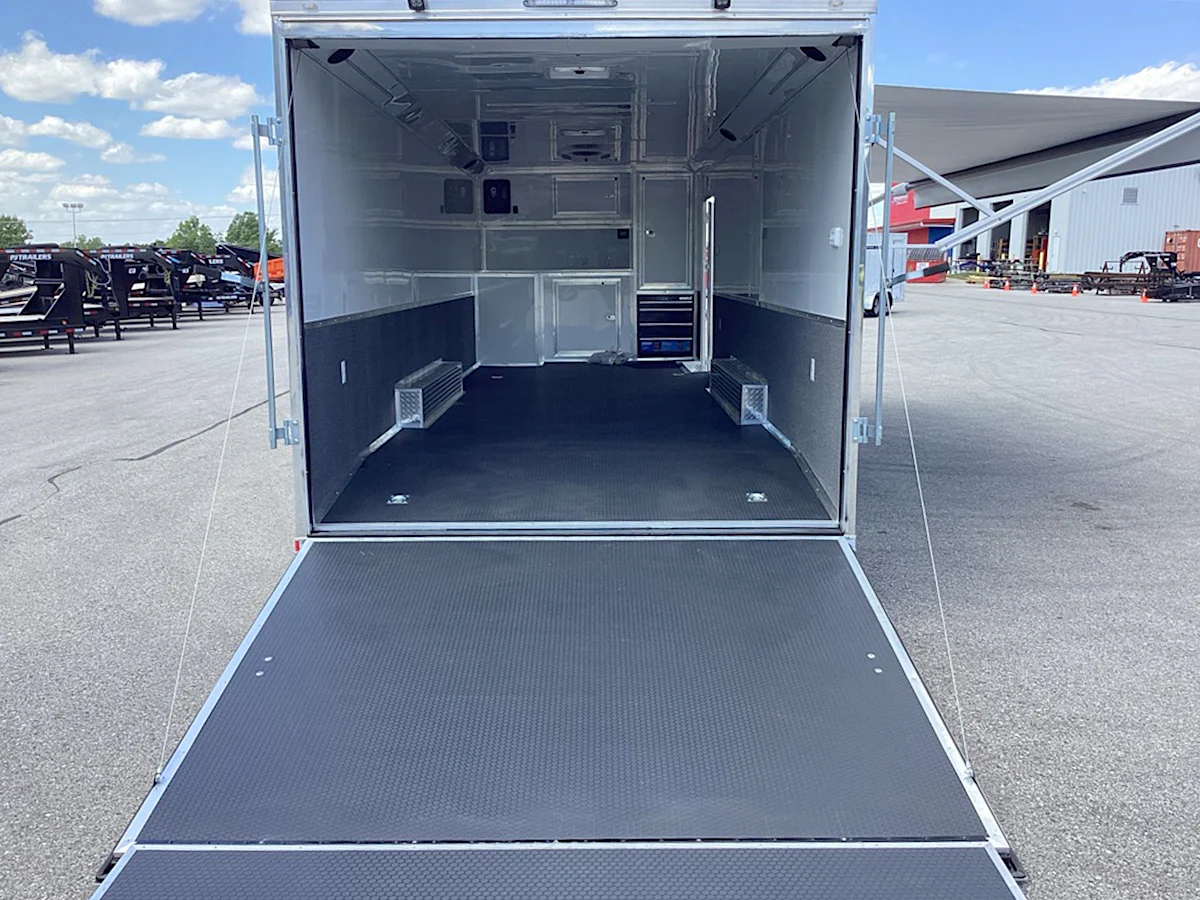 Spartan 8.5'x28' Enclosed Race Trailer w/ Rear Ramp Door (CR) - Stock #88554 - Image 5 of 12 Spartan 8.5'x28' Enclosed Race Trailer w/ Rear Ramp Door (CR) - Stock #88554 - Image 5 of 12