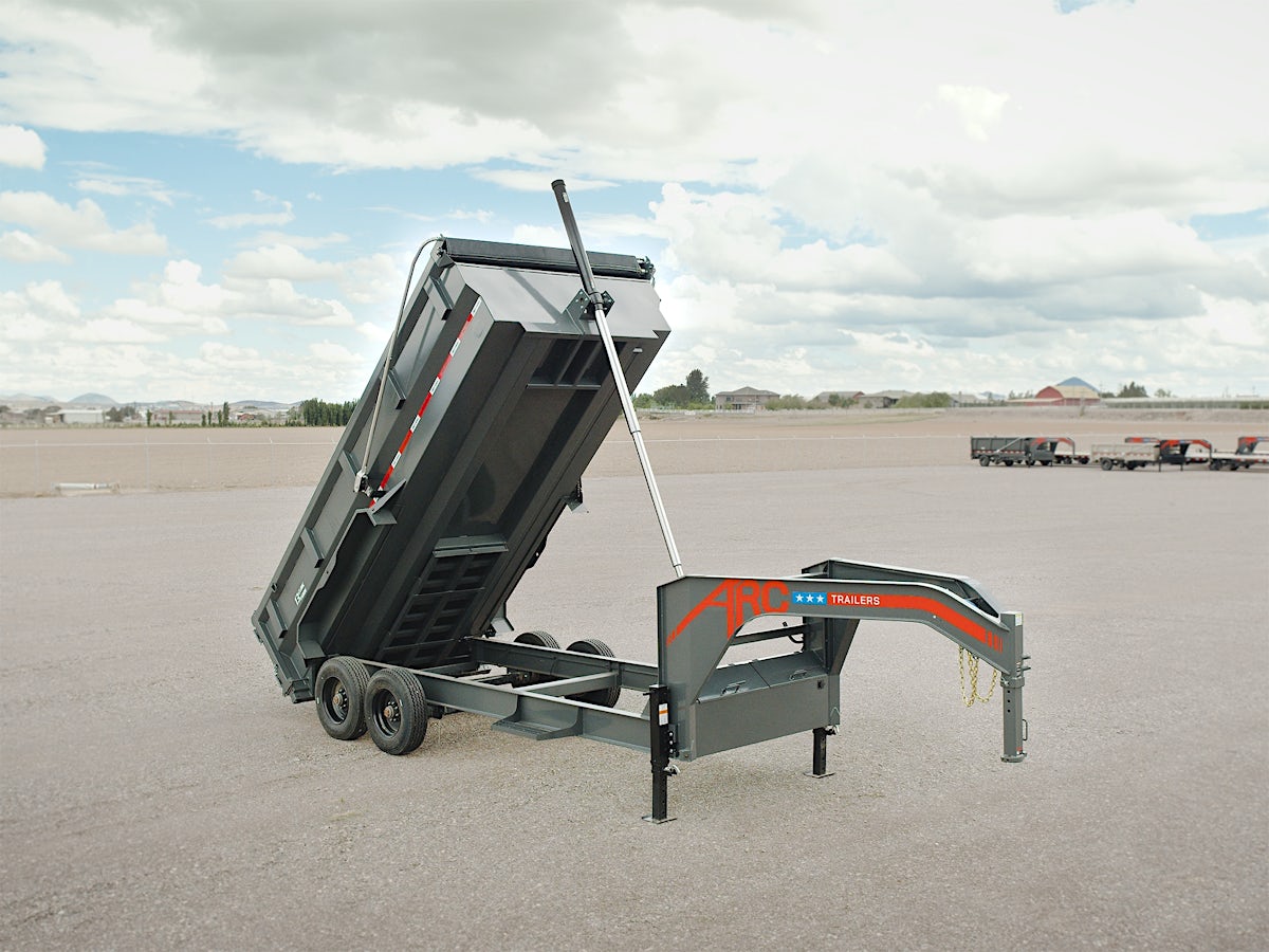ARC Trailers 16'x83" Gooseneck Heavy-Duty Telescopic Dump Trailer w/ 3' Sides (GDH) - Stock #88566 - Image 1 of 8 ARC Trailers 16'x83" Gooseneck Heavy-Duty Telescopic Dump Trailer w/ 3' Sides (GDH) - Stock #88566 - Image 1 of 8