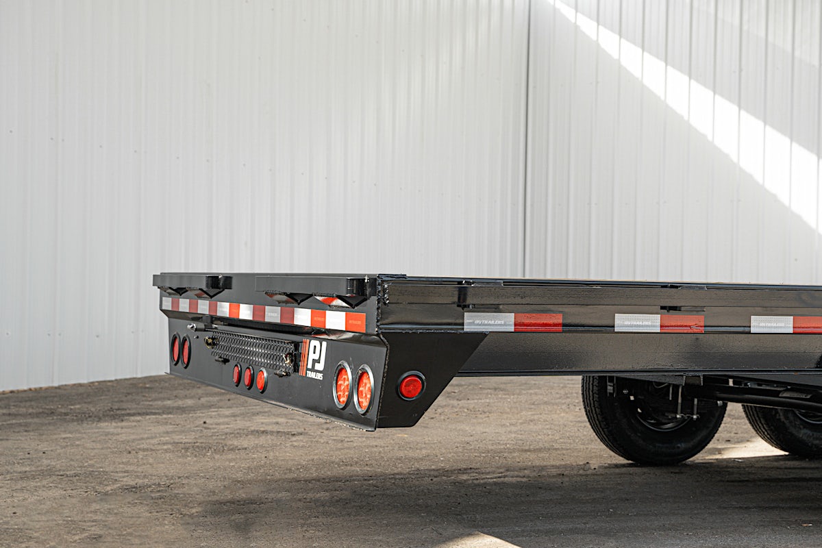 PJ Trailers 24'x102" Gooseneck Low Pro Flatbed Trailer w/ Singles (LS) - Stock #88575 - Image 13 of 17 PJ Trailers 24'x102" Gooseneck Low Pro Flatbed Trailer w/ Singles (LS) - Stock #88575 - Image 13 of 17