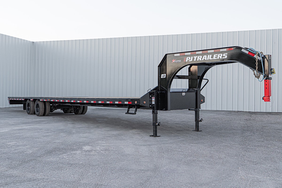 PJ Trailers 40'x102" Gooseneck Low Pro Flatbed Trailer w/ Duals (LD) - Stock #88577 - Image 2 of 17 PJ Trailers 40'x102" Gooseneck Low Pro Flatbed Trailer w/ Duals (LD) - Stock #88577 - Image 2 of 17