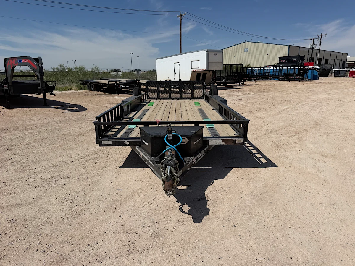 PJ Trailers USED 18'x83" Tandem Axle Utility Trailer - Stock #88579 - Image 4 of 8 PJ Trailers USED 18'x83" Tandem Axle Utility Trailer - Stock #88579 - Image 4 of 8