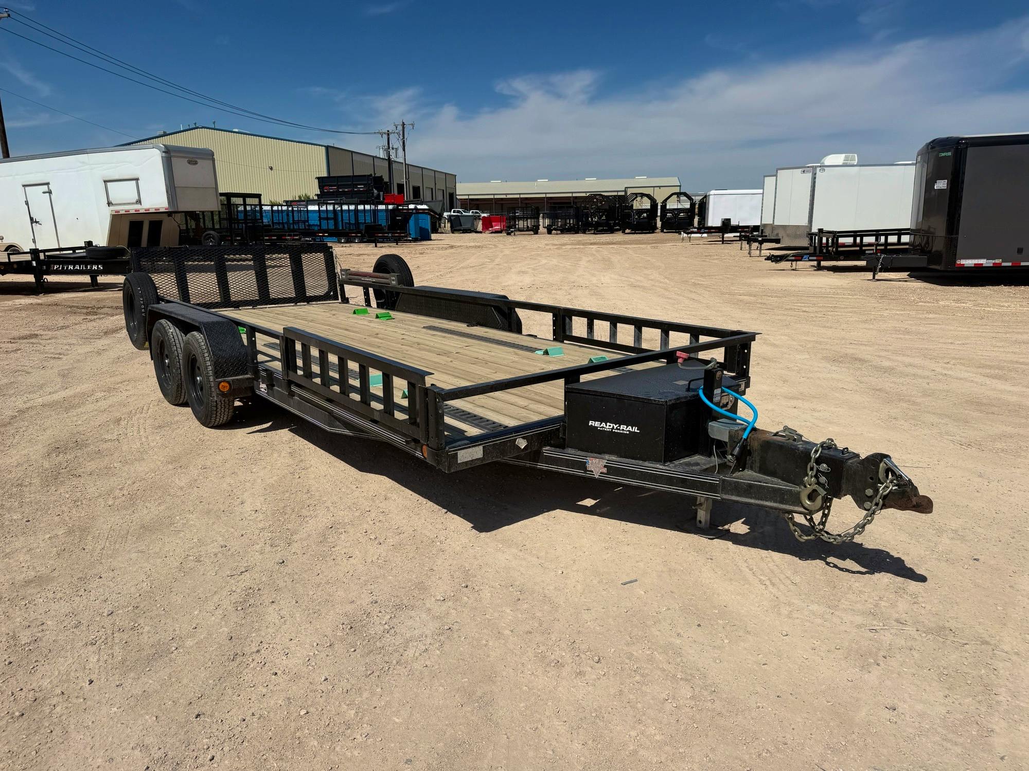 PJ Trailers USED 18'x83" Tandem Axle Utility Trailer - Stock #88579 - Image 1 of 8