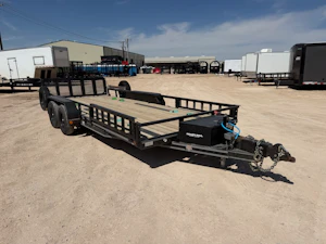 PJ Trailers USED 18'x83" Tandem Axle Utility Trailer
