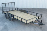 Texas Bragg 16'x83" Utility Trailer w/ 4' Gate (U2) Stock #88586 - Thumbnail 2