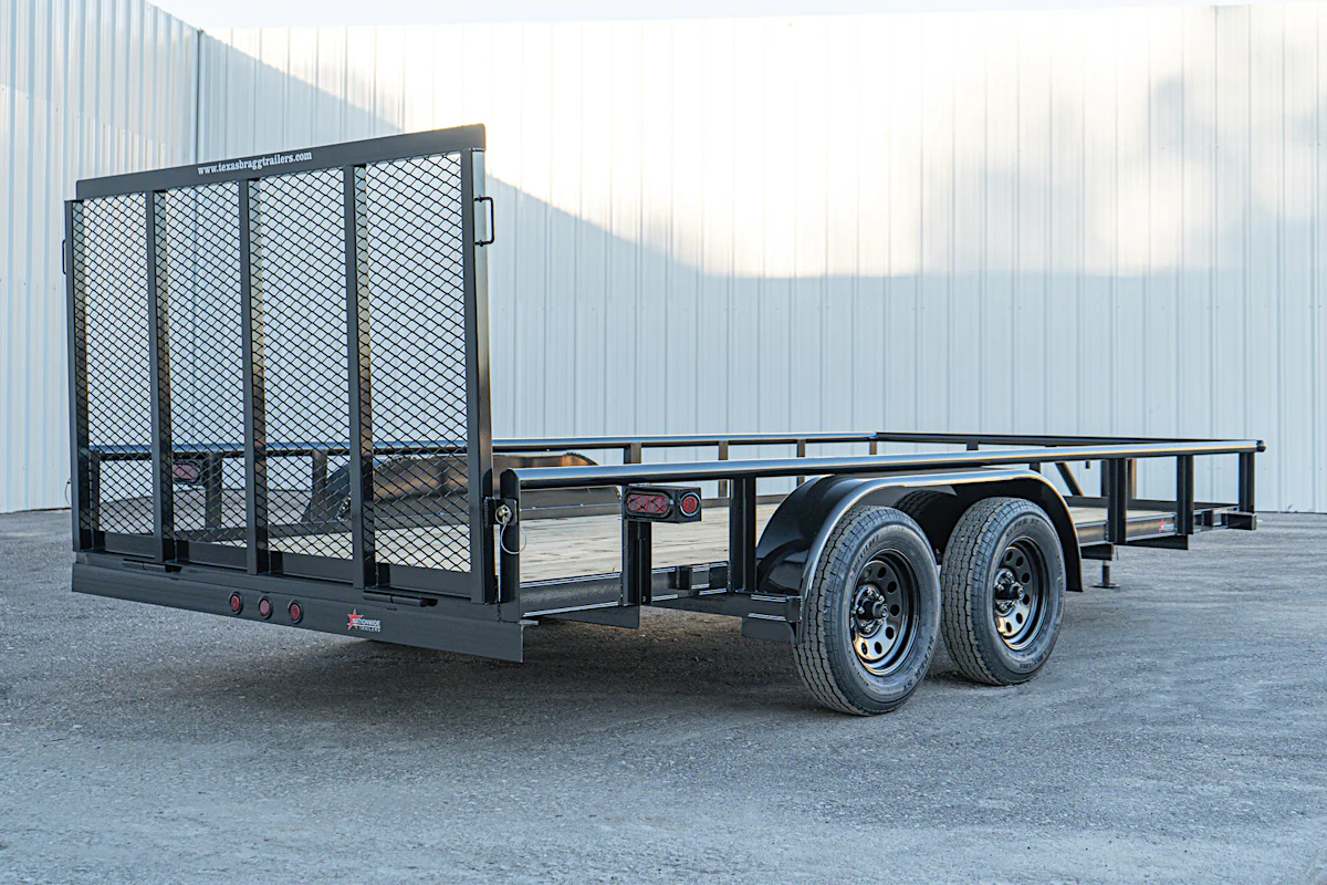 Texas Bragg 16'x83" Utility Trailer w/ 4' Gate (U2) - Stock #88586 - Image 14 of 15 Texas Bragg 16'x83" Utility Trailer w/ 4' Gate (U2) - Stock #88586 - Image 14 of 15