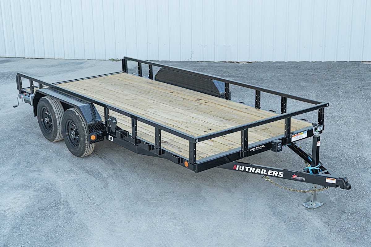 PJ Trailers 16'x83" Tandem Axle 4" Channel Utility Trailer (UL) - Stock #88598 - Image 1 of 17 PJ Trailers 16'x83" Tandem Axle 4" Channel Utility Trailer (UL) - Stock #88598 - Image 1 of 17