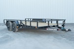 PJ Trailers 16'x83" Tandem Axle 4" Channel Utility Trailer (UL) Stock #88598 - Thumbnail 2