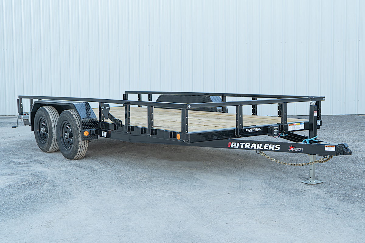 PJ Trailers 16'x83" Tandem Axle 4" Channel Utility Trailer (UL) - Stock #88598 - Image 2 of 17 PJ Trailers 16'x83" Tandem Axle 4" Channel Utility Trailer (UL) - Stock #88598 - Image 2 of 17