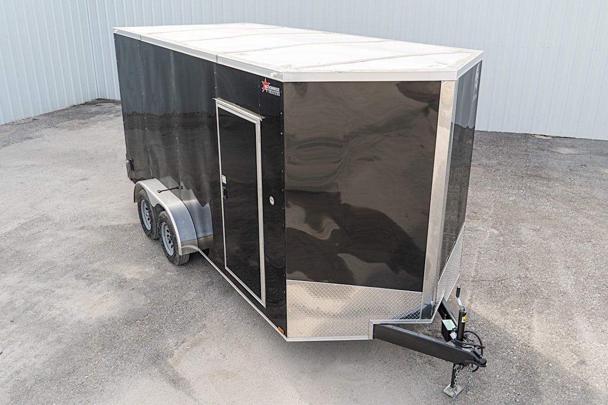 Spartan 7'x16' Enclosed Cargo Trailer w/ Rear Ramp Door (C2) - Stock #88603 - Image 4 of 20 Spartan 7'x16' Enclosed Cargo Trailer w/ Rear Ramp Door (C2) - Stock #88603 - Image 4 of 20