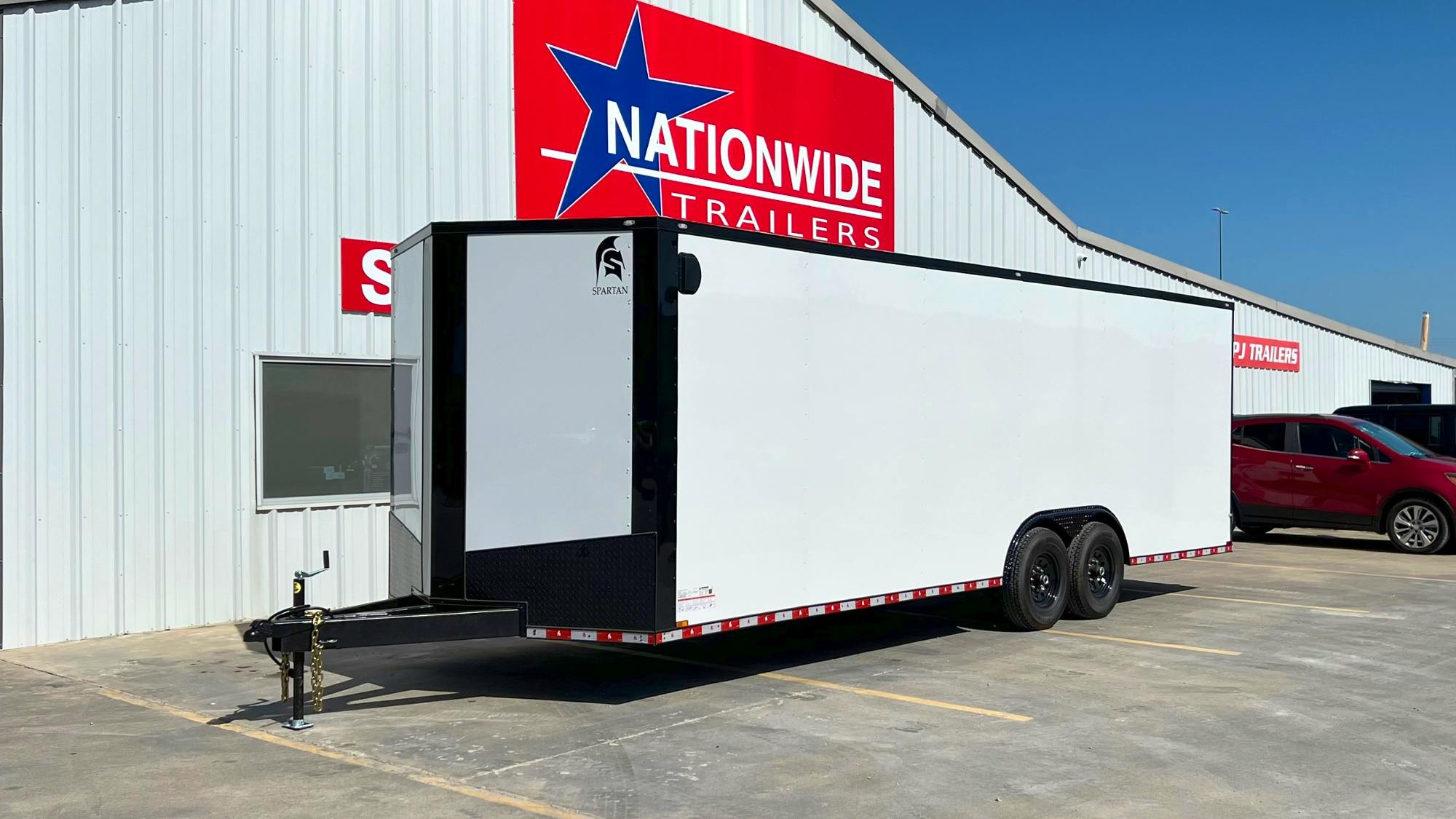 Spartan 8.5'x20' Enclosed Cargo Trailer w/ Rear Ramp Door - Stock #88605 - Image 1 of 9