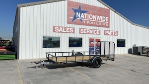 X-ON 14'x77" Utility Trailer w/ 4' Gate (U1)