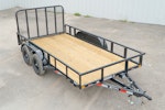 X-ON 14'x83" Utility Trailer w/ 4' Gate (U2) Stock #88608 - Thumbnail 4