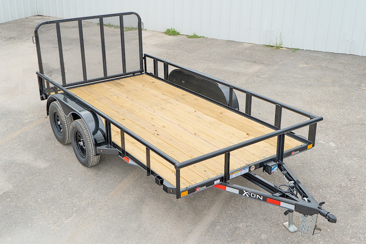 X-ON 14'x83" Utility Trailer w/ 4' Gate (U2) - Stock #88608 - Image 4 of 14 X-ON 14'x83" Utility Trailer w/ 4' Gate (U2) - Stock #88608 - Image 4 of 14