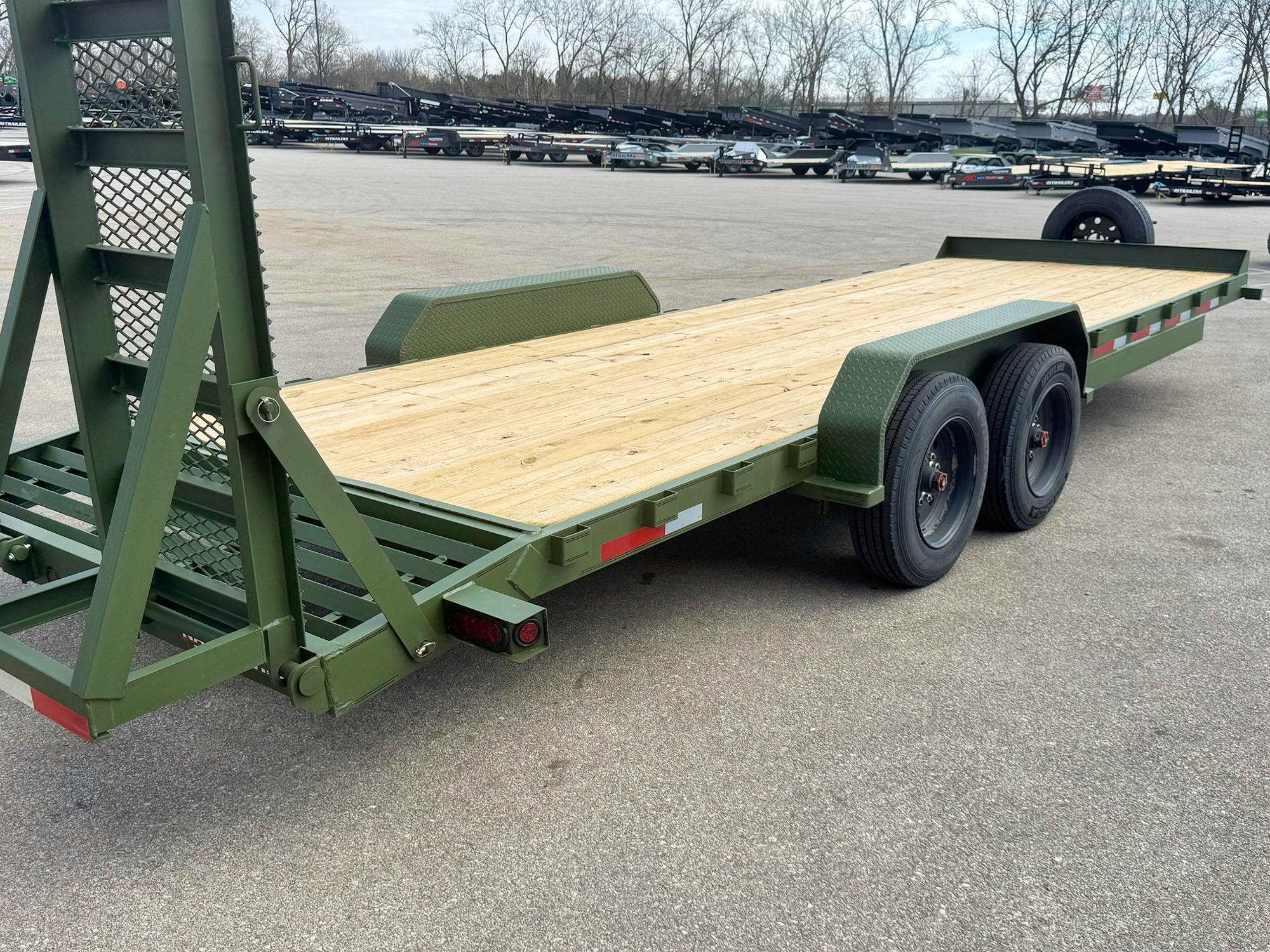 Texas Bragg 24'x83" Carhauler Trailer - Stock #88610 - Image 1 of 2